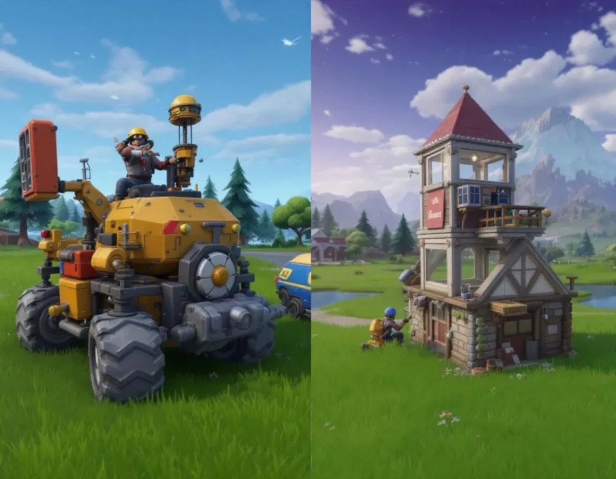Les mécaniques de construction dans Fortnite et Valheim : deux approches distinctes du bâtiment virtuel