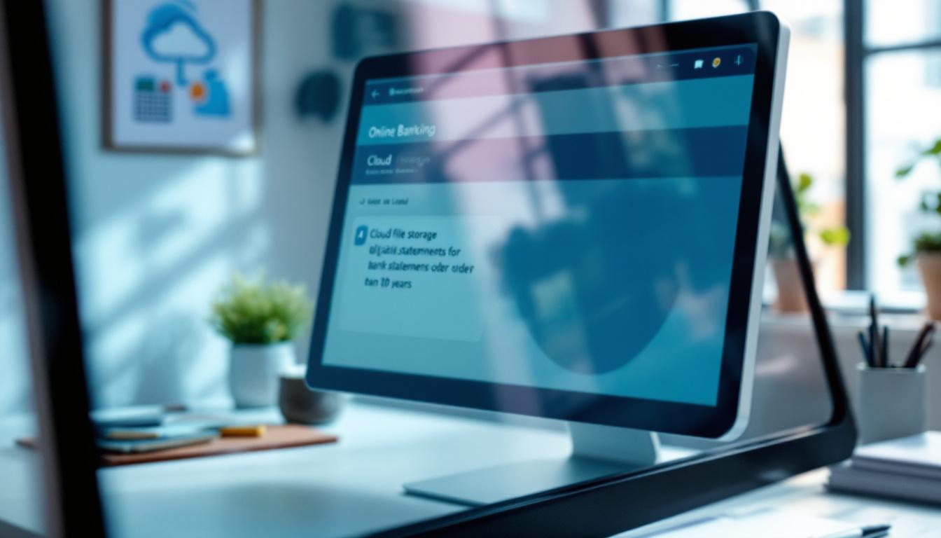 Relevés bancaires de plus de 10 ans : stockage cloud ou local